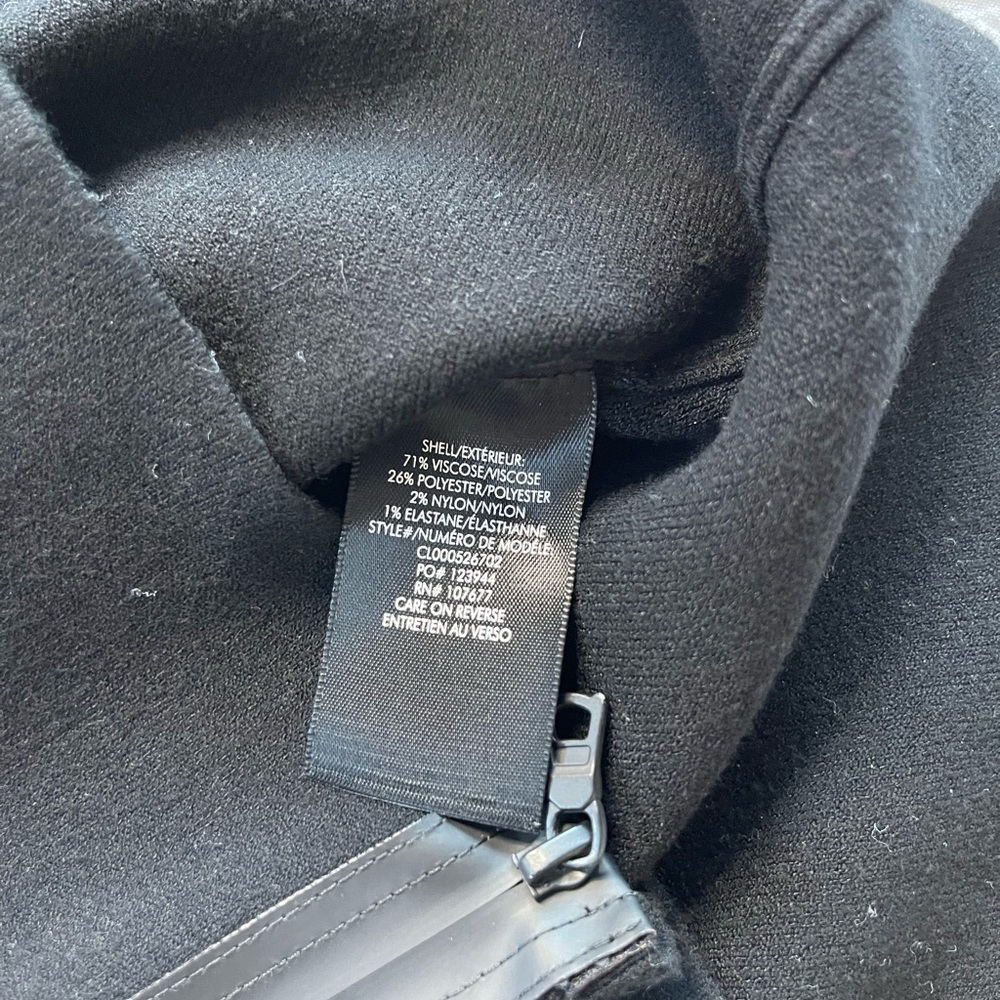 Alice + Olivia Black Midi Bodycon Long Sleeve Classic Dress Size Small-medium - Picture 9 of 15